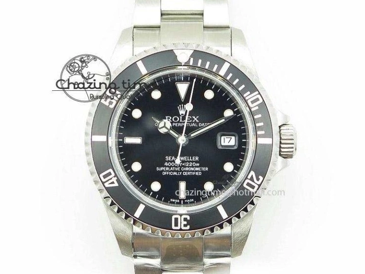 0109 OnTrend DayDate 40 RG JDF 904L Steel Silver Stick Dial on President Bracelet VR3255 V3 (Gain Weight) 1360